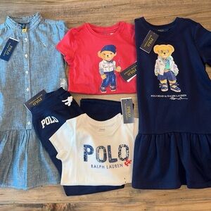 NWT’s Polo Ralph Lauren girls size 6. Super cute- bundle-